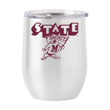 Mississippi State 16oz Arcade Stainless Curved Beverage - Logo Brands - Flyclothing LLC