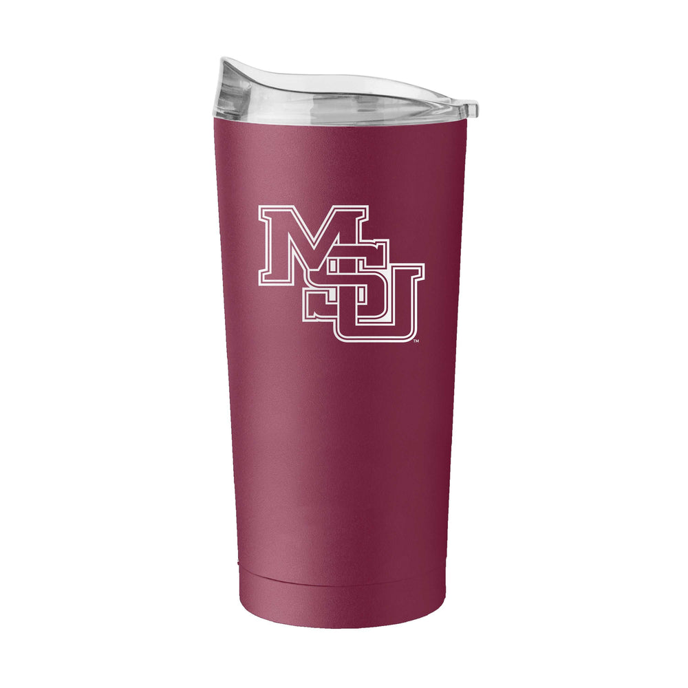 Mississippi State Vault Interlocking MS 20oz Powder Coat Tumbler - Logo Brands - Flyclothing LLC