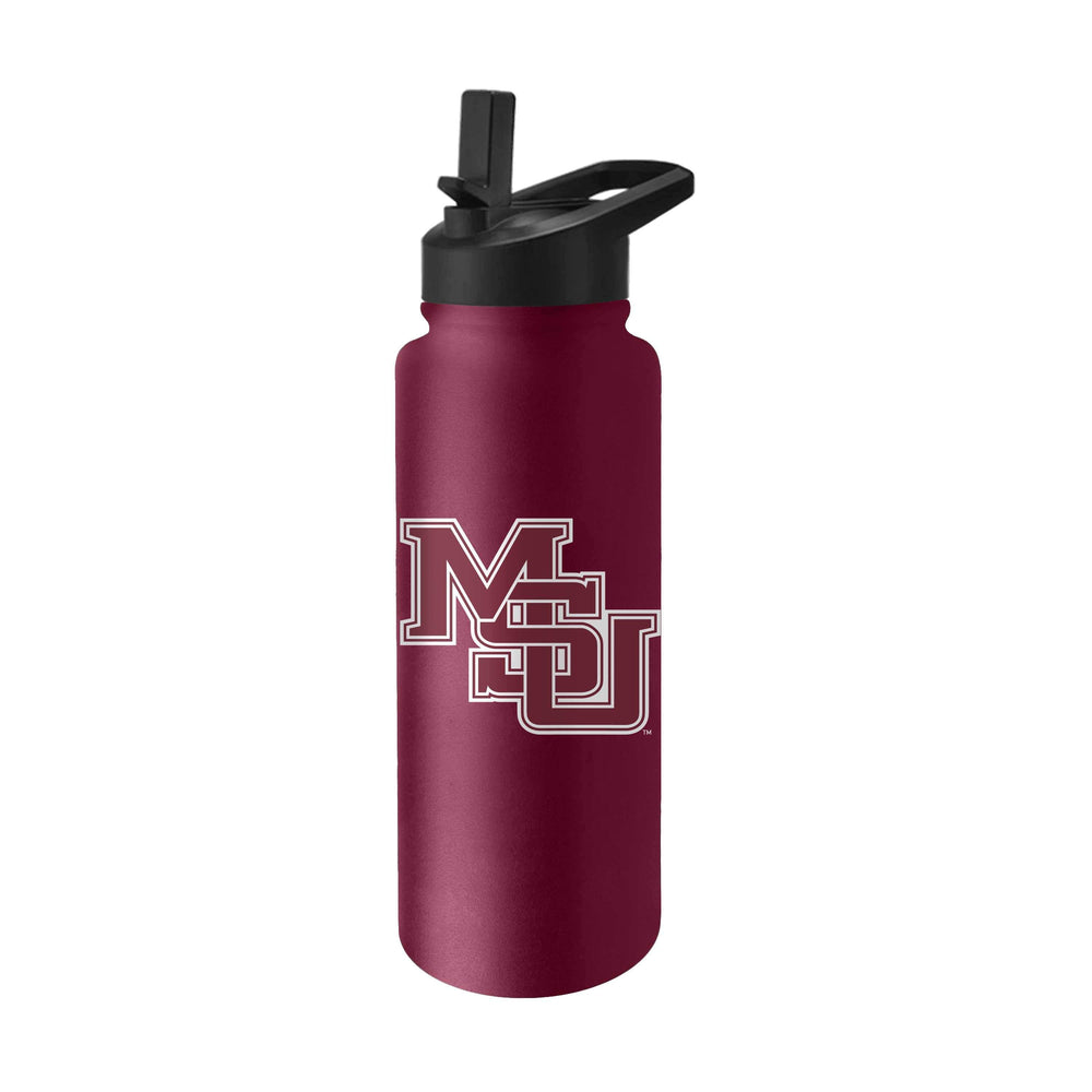 Mississippi State Vault Interlocking MS 34oz Quencher Bottle - Logo Brands - Flyclothing LLC