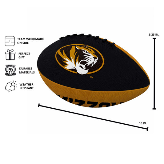 Missouri Pinwheel Junior Size Rubber Football - Logo Brands - Flyclothing LLC