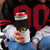 Missouri 12oz Colorblock Slim Can Coolie - Logo Brands - Flyclothing LLC