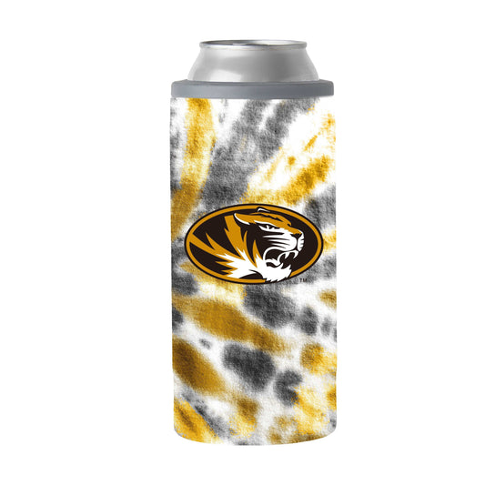 Missouri 12oz Tie Dye Slim Can Coolie - Logo Brands - Flyclothing LLC