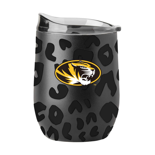 Missouri Leopard 16oz Black Powdercoat Curved Beverage - Logo Brands - Flyclothing LLC