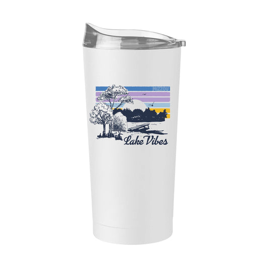 Missouri Lake Vibes 20oz White Powder Coat Tumbler - Logo Brands - Flyclothing LLC
