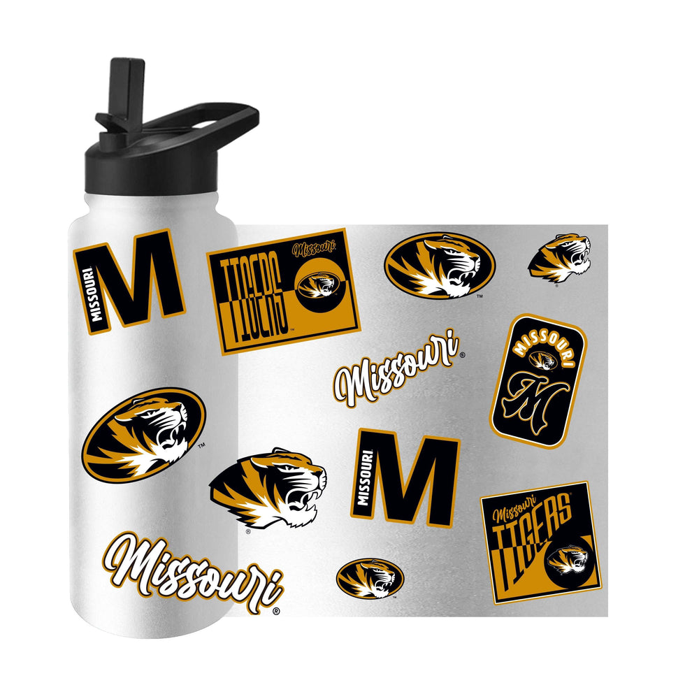 Missouri 34oz White Dreamweave Quencher Bottle - Logo Brands - Flyclothing LLC