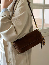 Adjustable Strap Flap Shoulder Bag - Trendsi - Flyclothing LLC