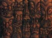 Black Market Art Company Wall of Tiki I Print - Black Market Art Company - Flyclothing LLC