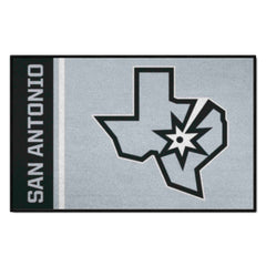San Antonio Spurs Starter Mat Accent Rug - 19in. x 30in. Uniform Design - San Antonio Spurs