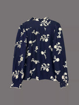 Floral Embroidered Long Sleeve Shirt - Trendsi - Flyclothing LLC