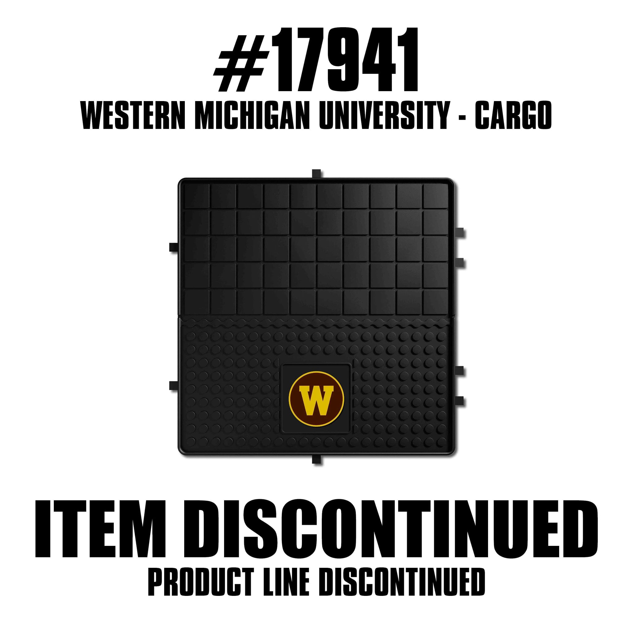 Western Michigan Broncos Heavy Duty Cargo Mat 31"x31" - Western Michigan - Flyclothing LLC