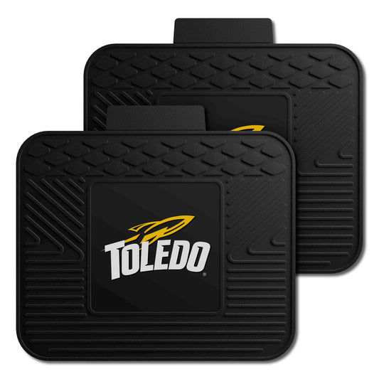 Toledo Rockets Back Seat Car Utility Mats - 2 Piece Set