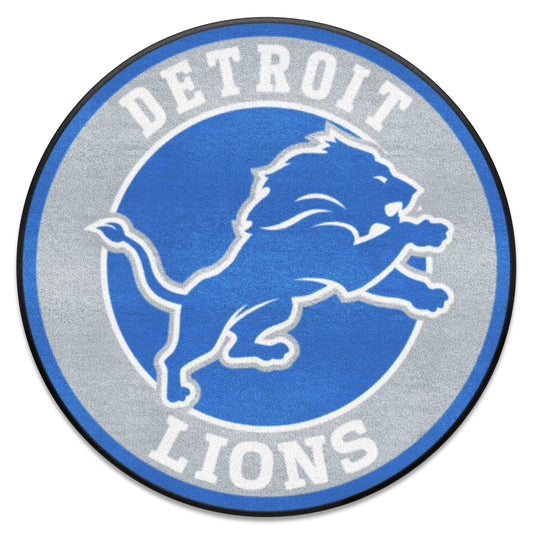 Detroit Lions Roundel Rug - 27in. Diameter - Detroit Lions