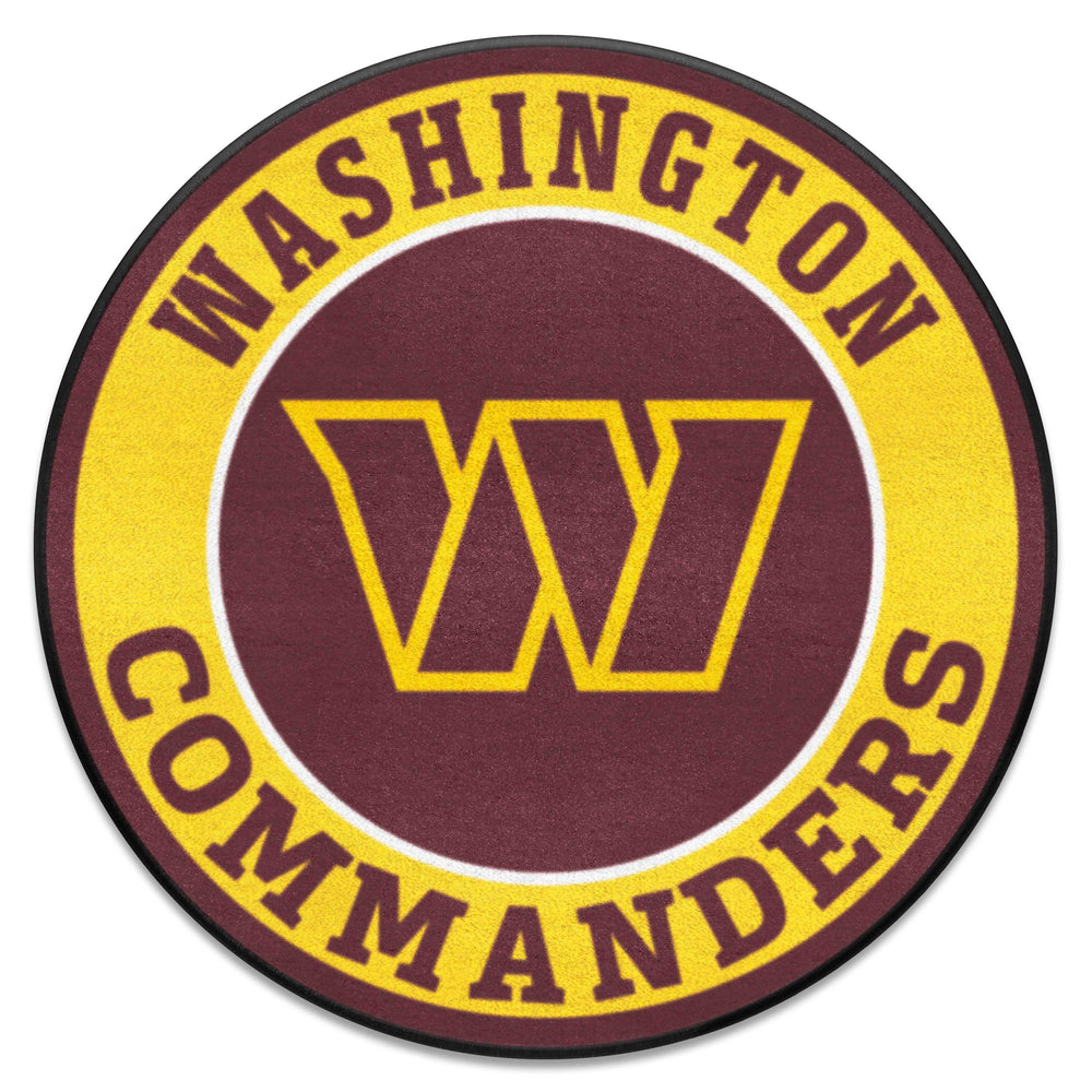 Washington Commanders Roundel Rug - 27in. Diameter - Washington Commanders