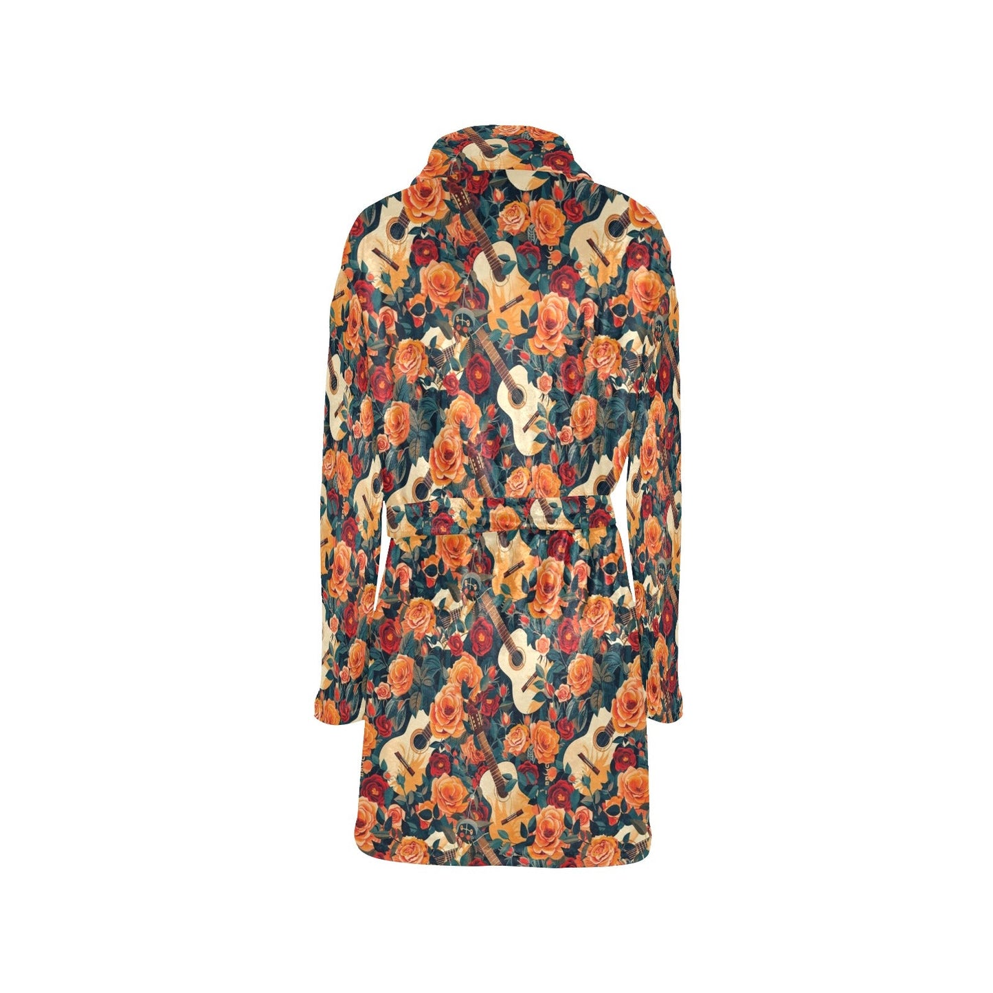 Baha Ranch Colores De Mexico Roses & Guitars Robe