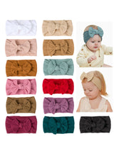 Baby Girl Bow Headband Same Color 3 Piece Set - Rylee Faith Designs - Flyclothing LLC