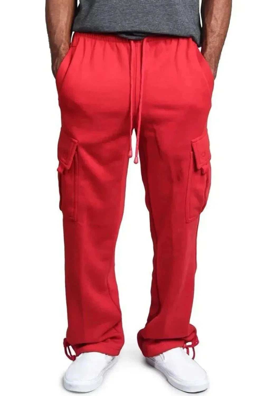 Men's Full Size Drawstring Pants Plus Size - Trendsi - Flyclothing LLC