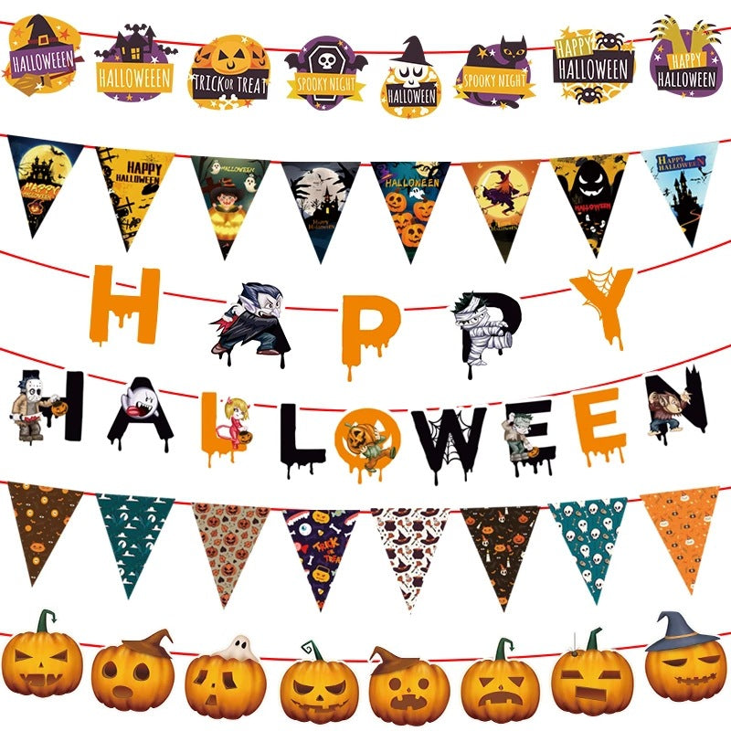 Halloween Banner Decorations Party Decoration - My Store - Flyclothing LLC