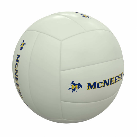McNeese State University White volleyball f/ Primary WDMK - Logo Brands - Flyclothing LLC
