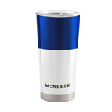 McNeese State 20oz Colorblock Stainless Tumbler - Logo Brands - Flyclothing LLC