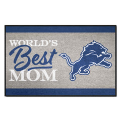 Detroit Lions World's Best Mom Starter Mat Accent Rug - 19in. x 30in. - Detroit Lions