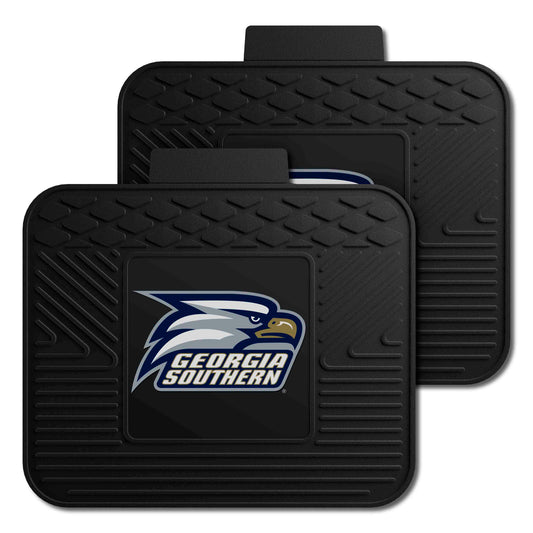 Georgia Southern Eagles Back Seat Car Utility Mats - 2 Piece Set - Georgia Southern