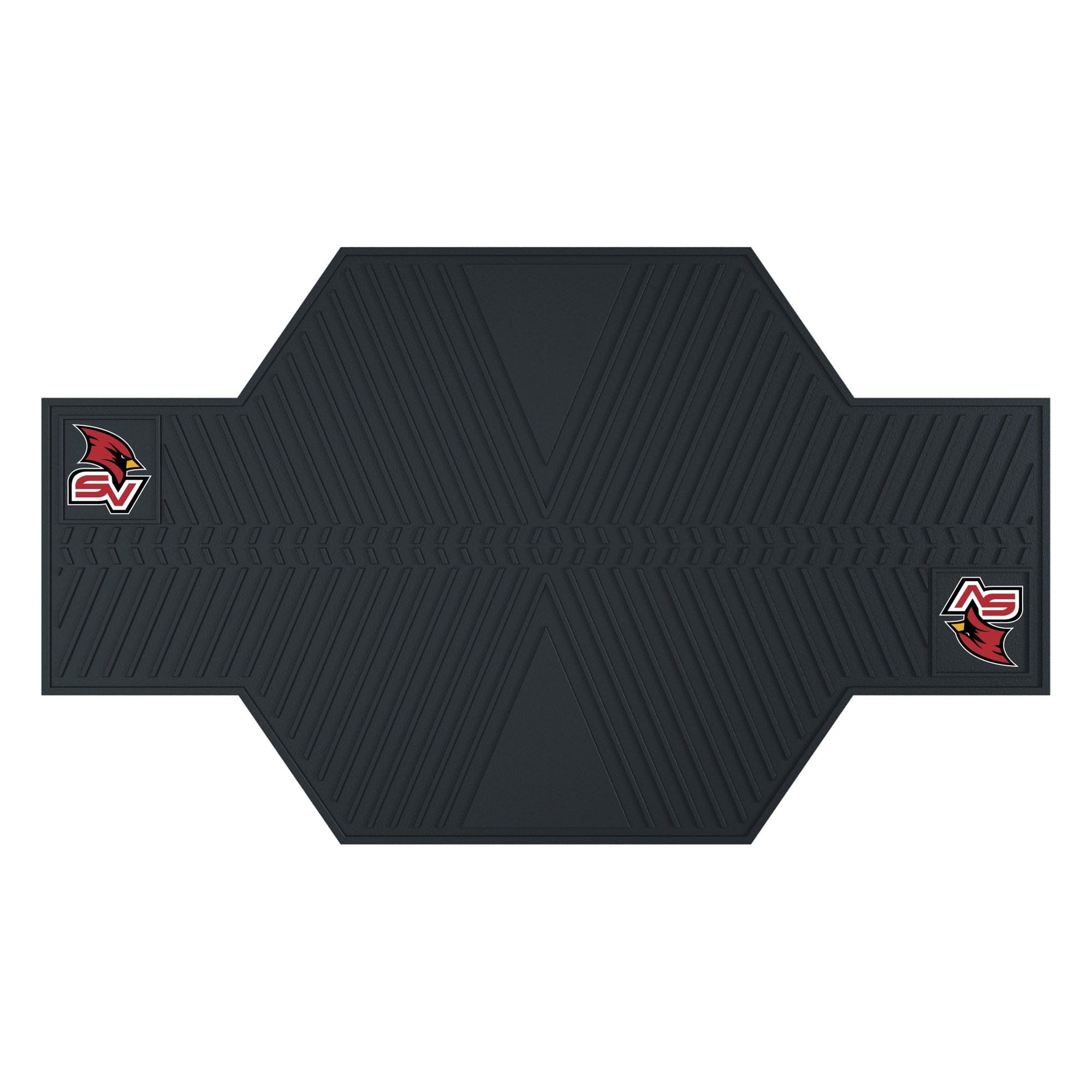 Saginaw Valley State Cardinals Motorcycle Mat - Saginaw Valley State