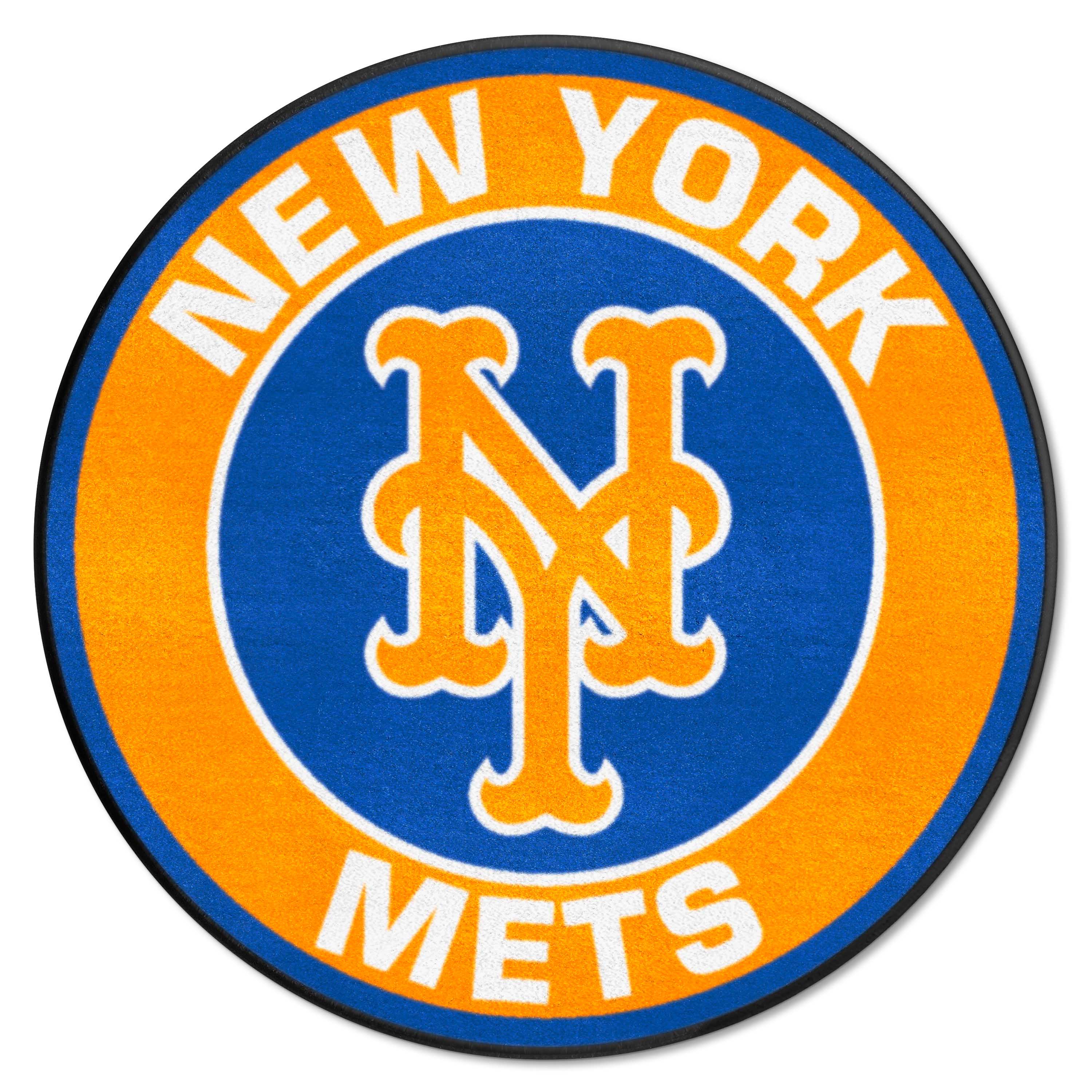 New York Mets Roundel Rug - 27in. Diameter - New York Mets