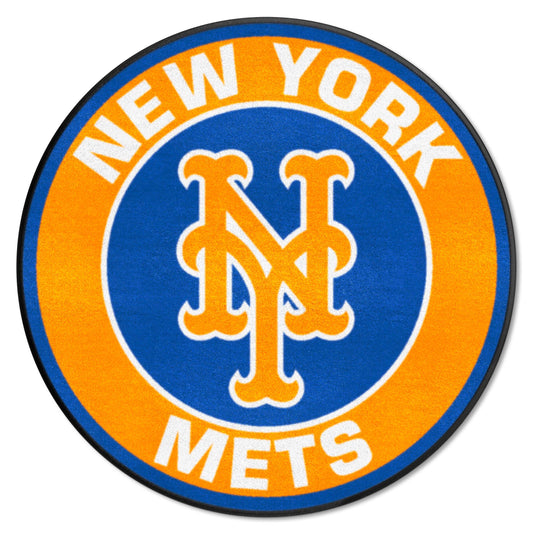 New York Mets Roundel Rug - 27in. Diameter - New York Mets