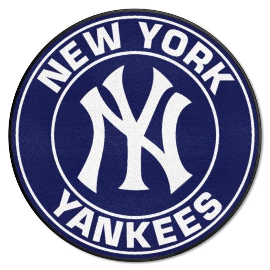 New York Yankees Roundel Rug - 27in. Diameter - New York Yankees