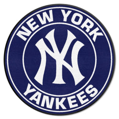 New York Yankees Roundel Rug - 27in. Diameter - New York Yankees