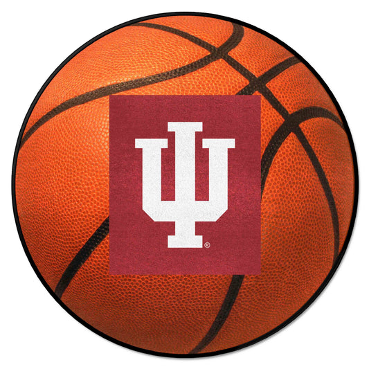 Indiana Hooisers Basketball Rug - 27in. Diameter - Indiana