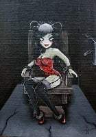 Black Market Art Company Electric Chair Print - Black Market Art Company - Flyclothing LLC