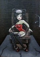 Black Market Art Company Electric Chair Print