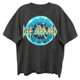 DEF LEPPARD ADRENALIZED LOGO GIANT VINTAGE/VINTAGE BLACK T-SHIRT