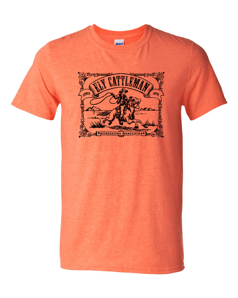 Ely Cattleman Vintage Satisfaction Logo T-shirt - Ely Cattleman
