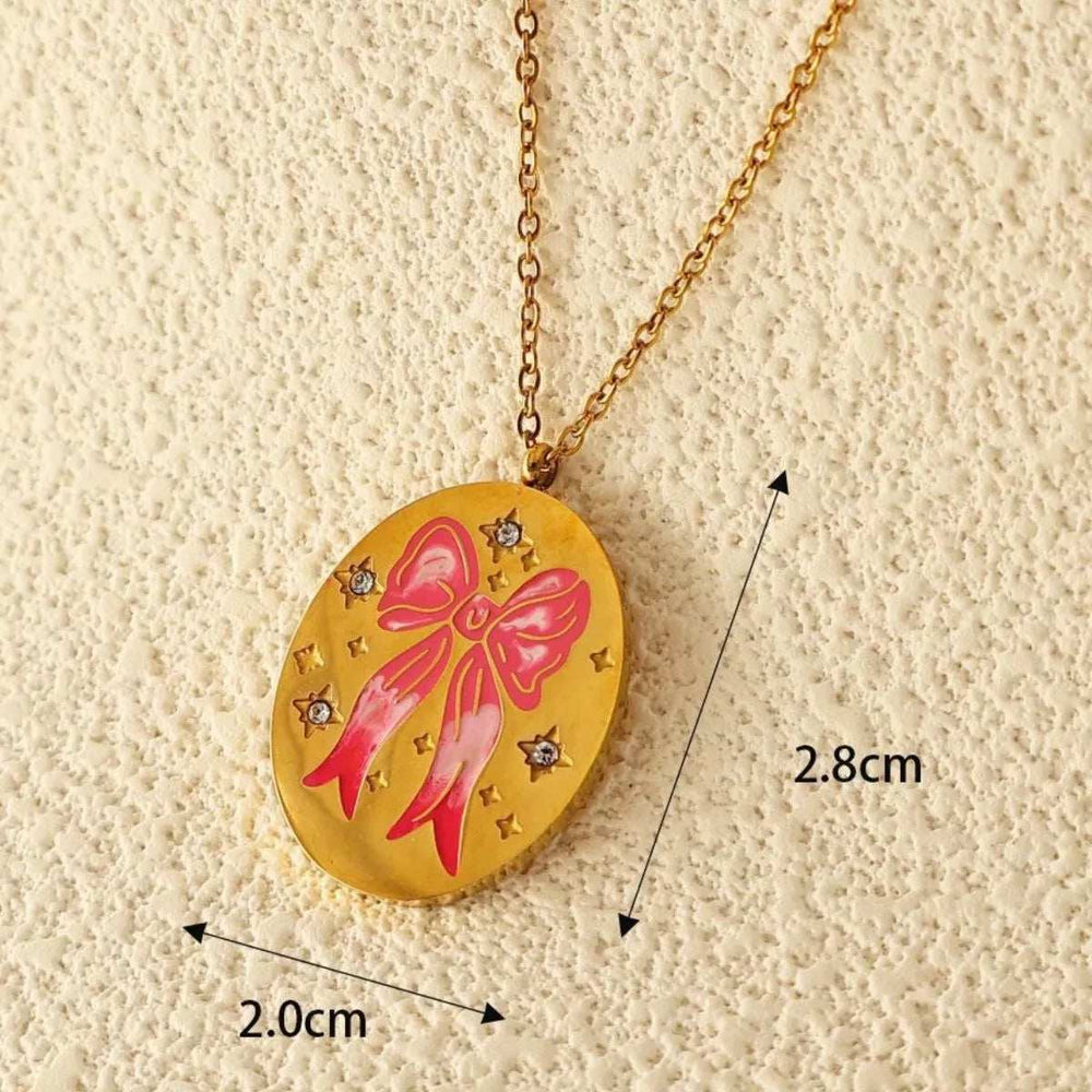 Stainless Steel Pendant Necklace - Trendsi - Flyclothing LLC