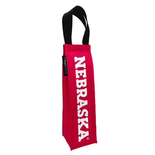 Nebraska Wine Tote - Logo Brands - Flyclothing LLC
