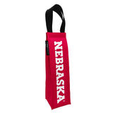 Nebraska Wine Tote - Logo Brands - Flyclothing LLC