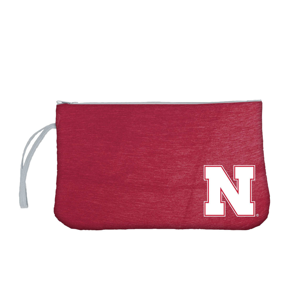 Nebraska Crosshatch Wristlet - Logo Brands - Flyclothing LLC
