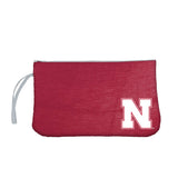 Nebraska Crosshatch Wristlet - Logo Brands - Flyclothing LLC