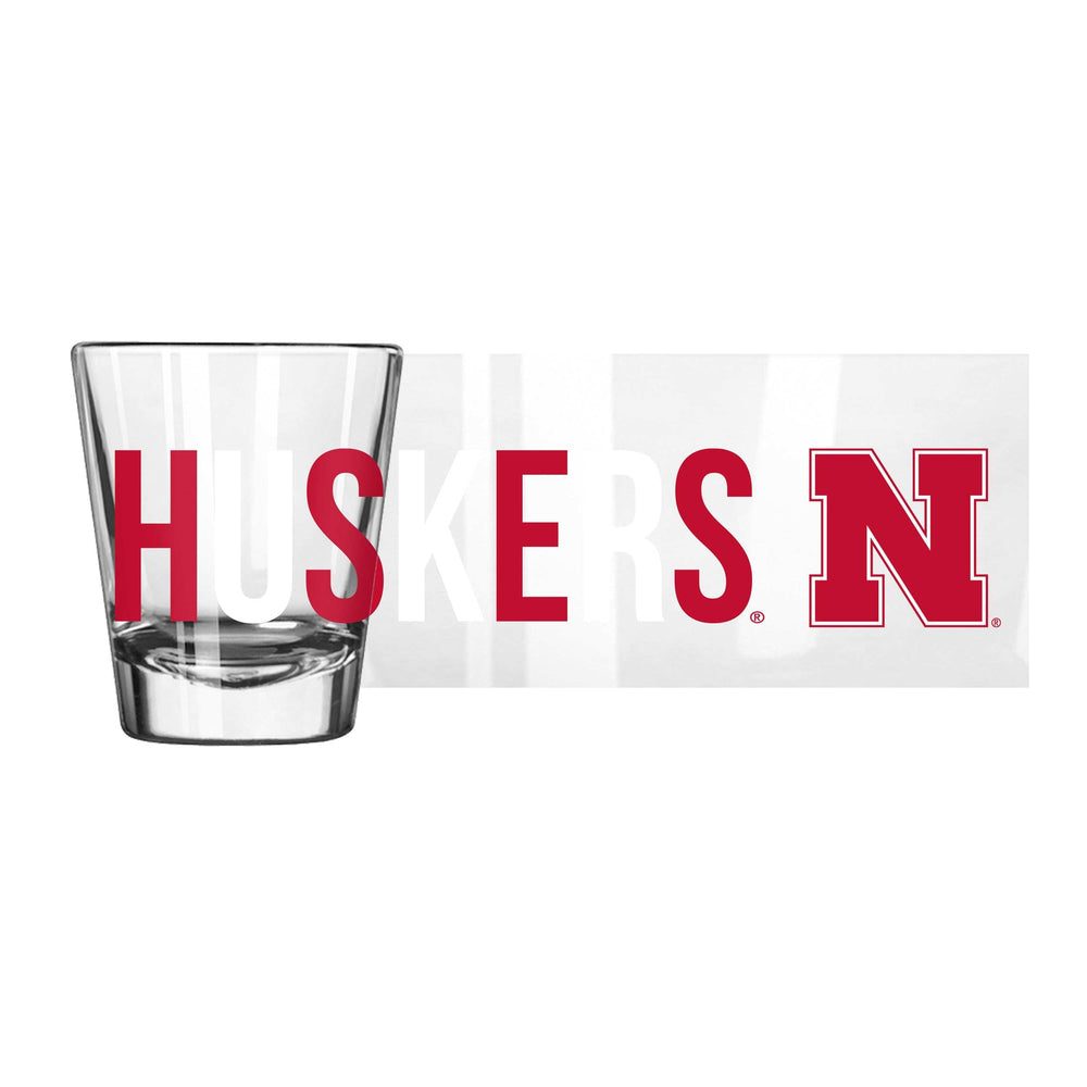 Nebraska 2oz Overtime Shot Glass - Logo Brands - Flyclothing LLC