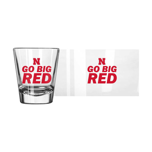 Nebraska 2oz Slogan Shot Glass - Logo Brands - Flyclothing LLC
