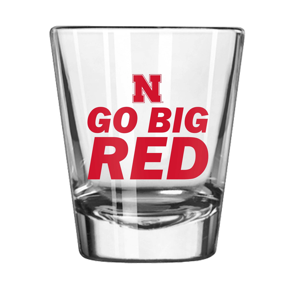 Nebraska 2oz Slogan Shot Glass - Logo Brands - Flyclothing LLC