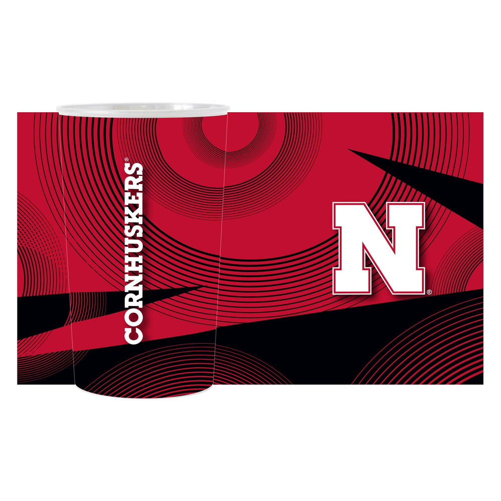 Nebraska Geometric Hardwall Cup 4 Pack - Logo Brands - Flyclothing LLC