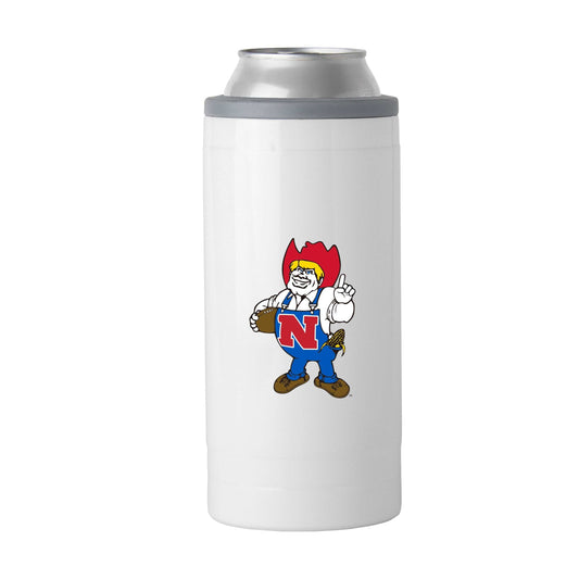Nebraska 12oz Retro Herbie Slim Can Coolie - Logo Brands - Flyclothing LLC