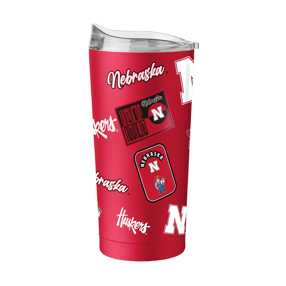 Nebraska 20oz Dreamweave Powder Coat Tumbler - Logo Brands - Flyclothing LLC