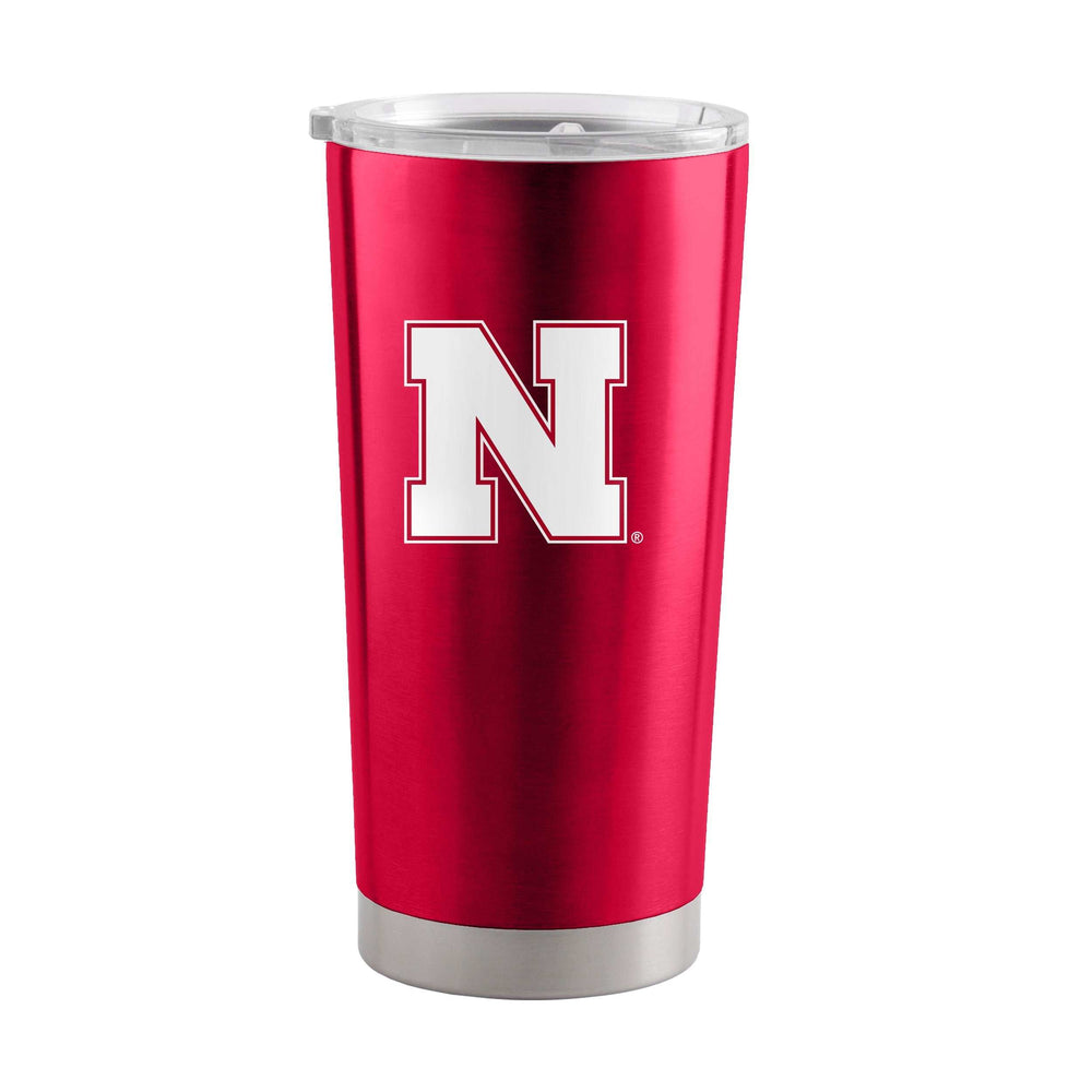 Nebraska 20oz Letterman Stainless Tumbler - Logo Brands - Flyclothing LLC