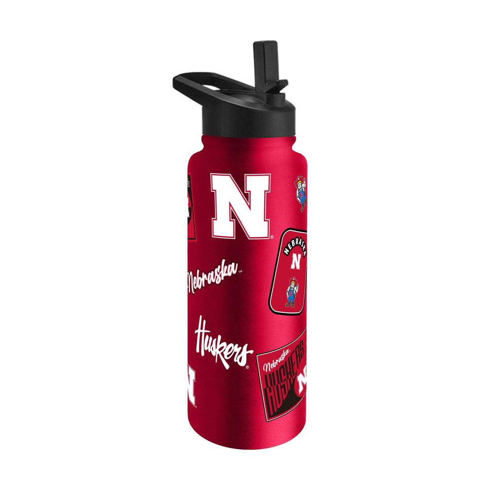 Nebraska 34oz Dreamweave Quencher Bottle - Logo Brands - Flyclothing LLC