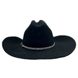 Rockmont Clothing Black Cattleman Western Cowboy Hat with Horse Hair Band - Rockmount Clothing