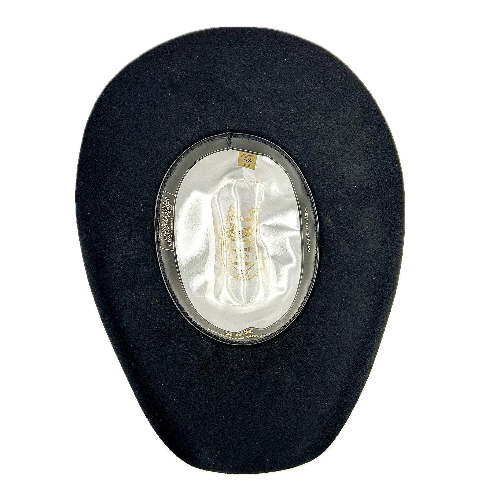 Rockmont Clothing Black Cattleman Western Cowboy Hat with Horse Hair Band - Rockmount Clothing - Flyclothing LLC